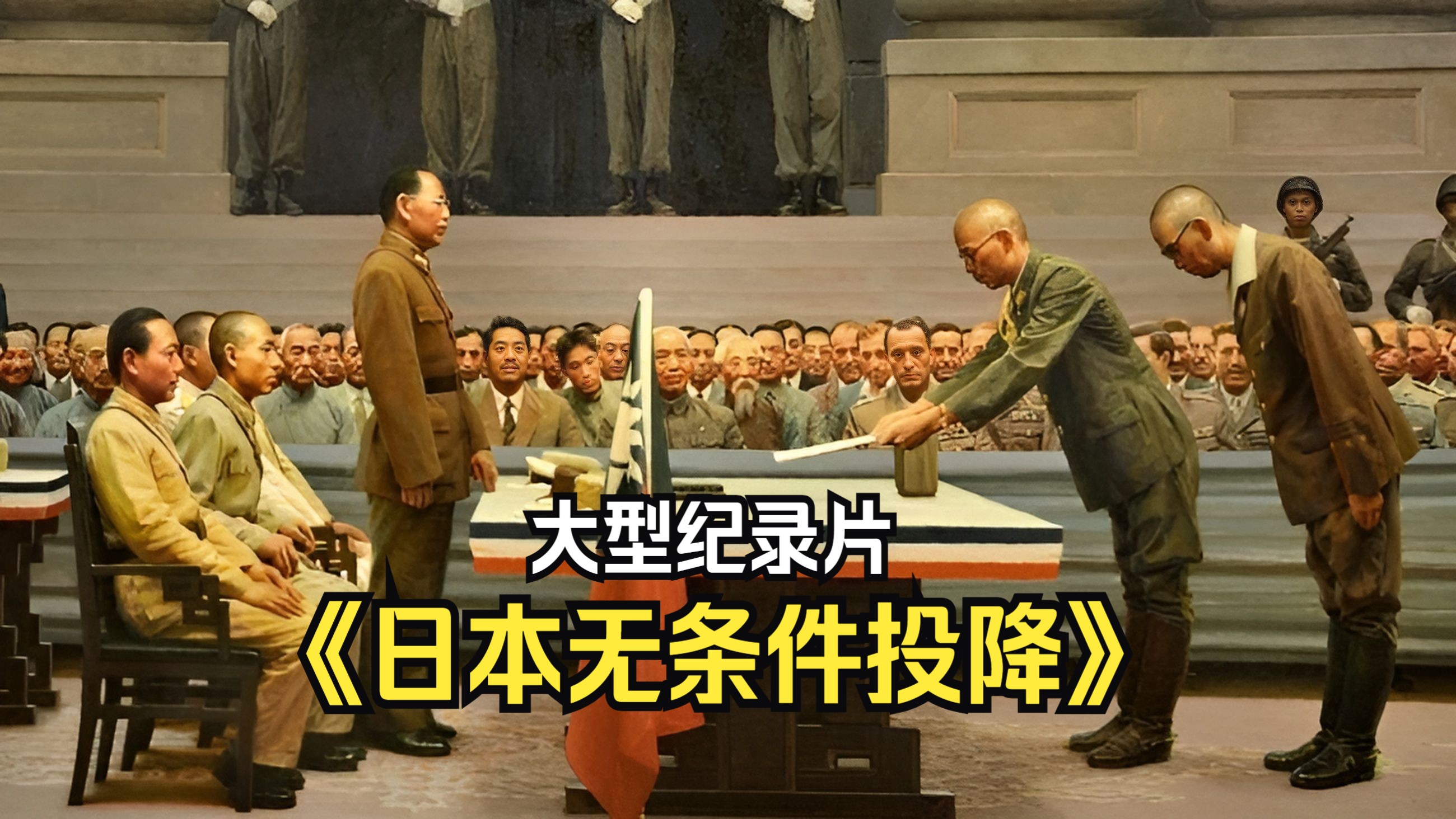 日本无条件投降原声视频日本无条件投降原声视频，历史时刻的珍贵记录